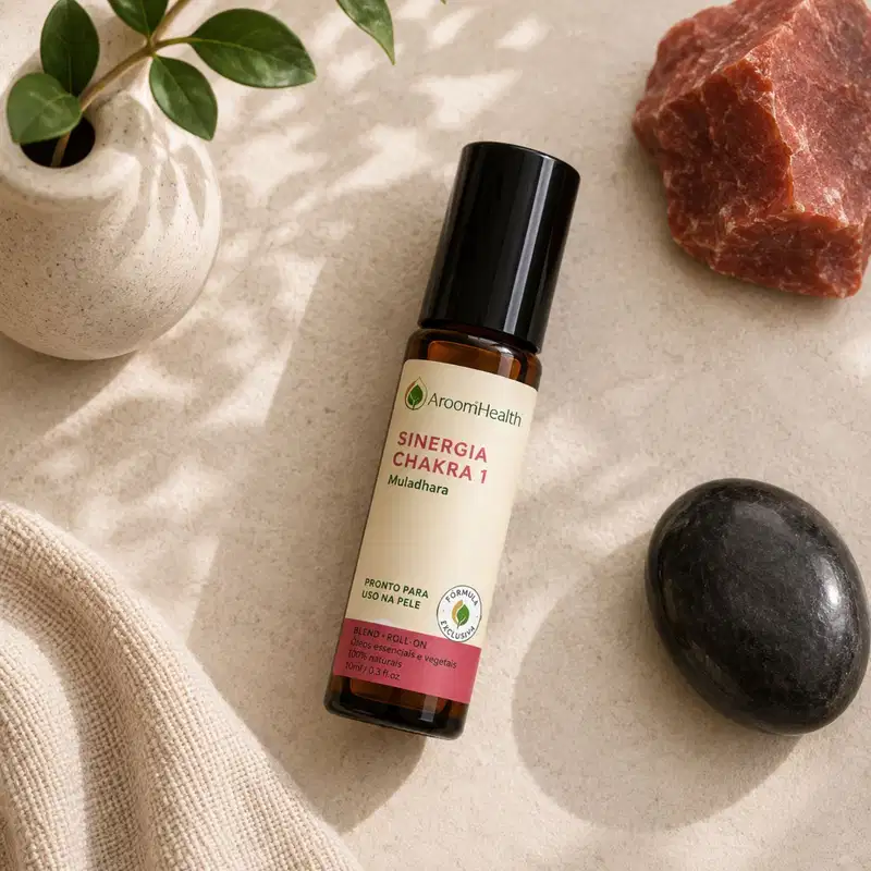 Sinergia Chakra 1 Muladhara Roll-on 10 ml Fórmula Exclusiva