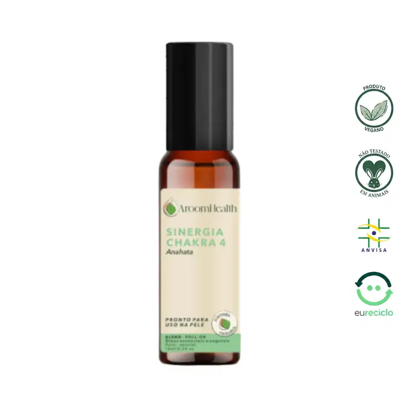 Sinergia Chakra 4 Anahata Roll-on 10 ml Fórmula Exclusiva