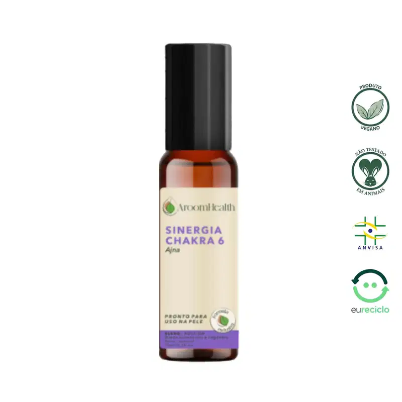 Sinergia Chakra 6 Ajna Roll-on 10 ml Fórmula Exclusiva