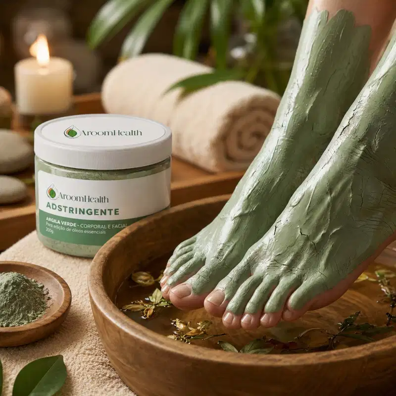  Argila Verde Adstringente Cabelo Corpo Rosto 200g