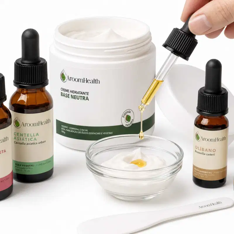 Creme Base Neutro Vegano Facial e Corporal 500g Fórmula Exclusiva