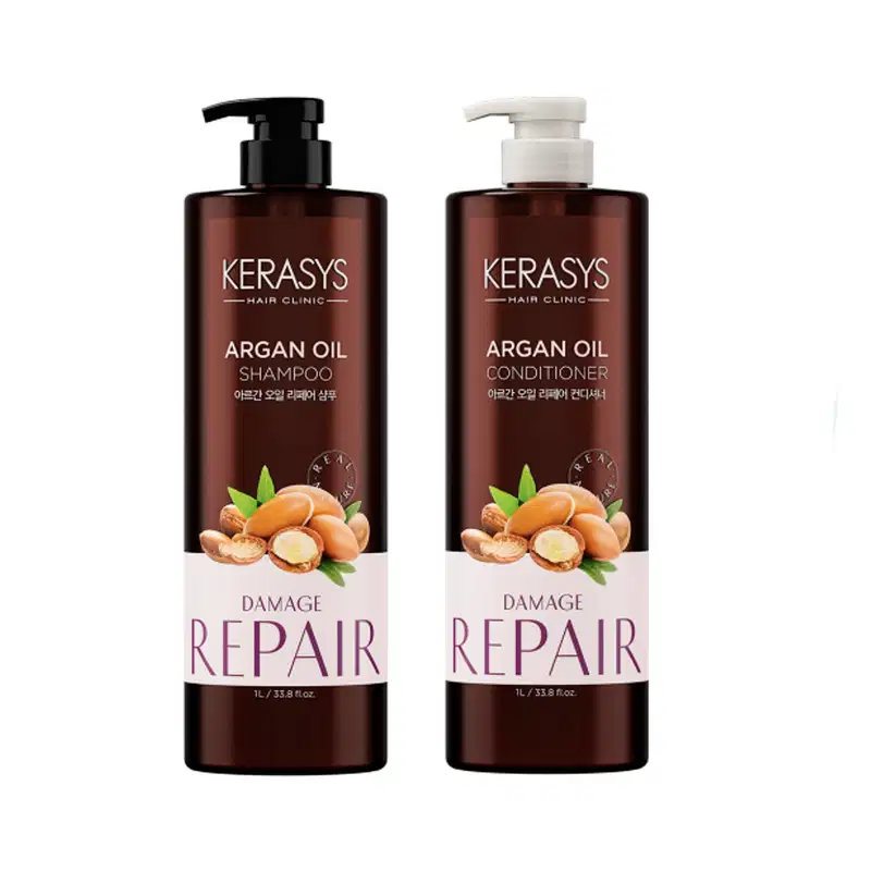 Kerasys Argan Oil Shampoo 1L e Condicionador 1L