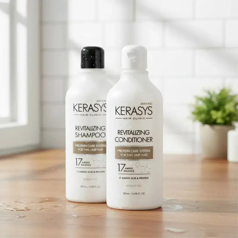 Kerasys Kit (Duo Revitalizing 180ml + Máscara Deep Repair 300ml)