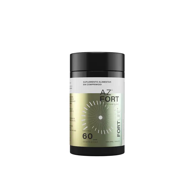 Suplemento Alimentar FortLife Pharma AZ Fort, 60 comprimidos.
