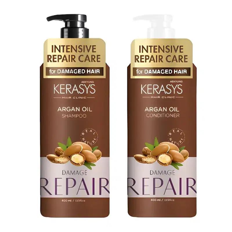 Kerasys Argan Oil - Shampoo 400ml + Condicionador 400ml