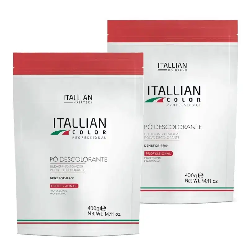 Kit 2 Pó Descolorante Profissional Itallian Color (2x 400g) Pouch