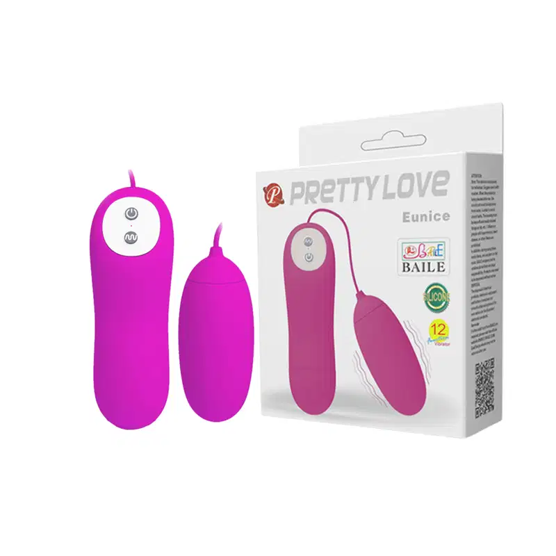 Cápsula com 12 Vibrações e Controle | Pretty Love Eunice