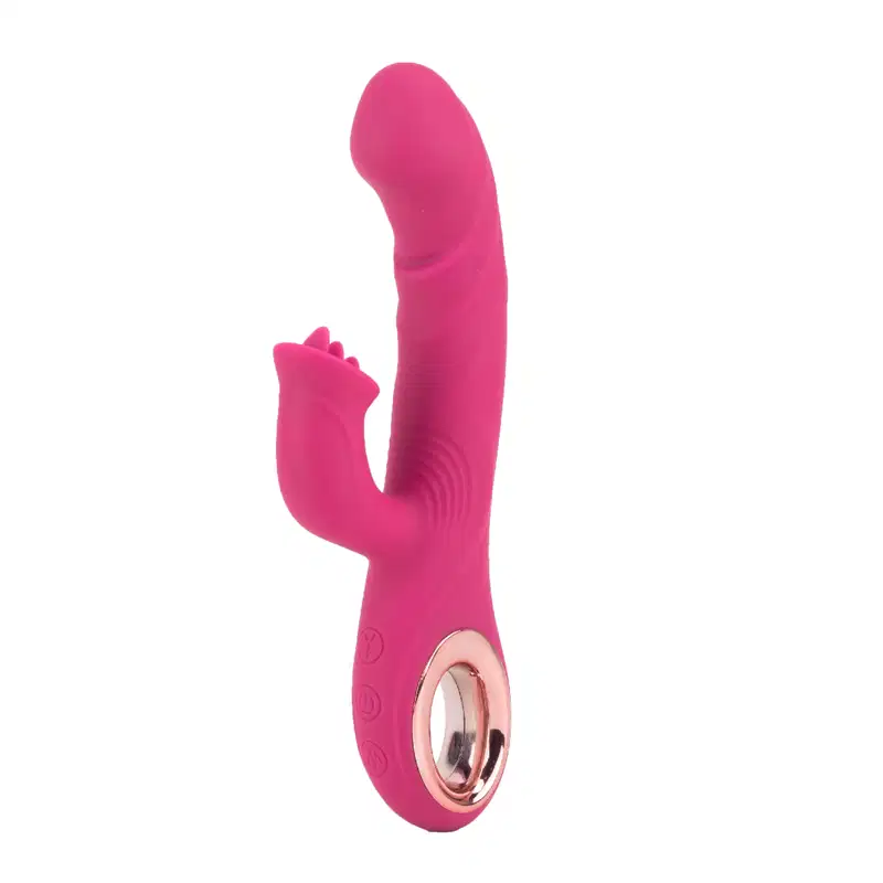 Vibrador Rabbit com Vibrações e Movimentos - 12,4 x 3,5 cm