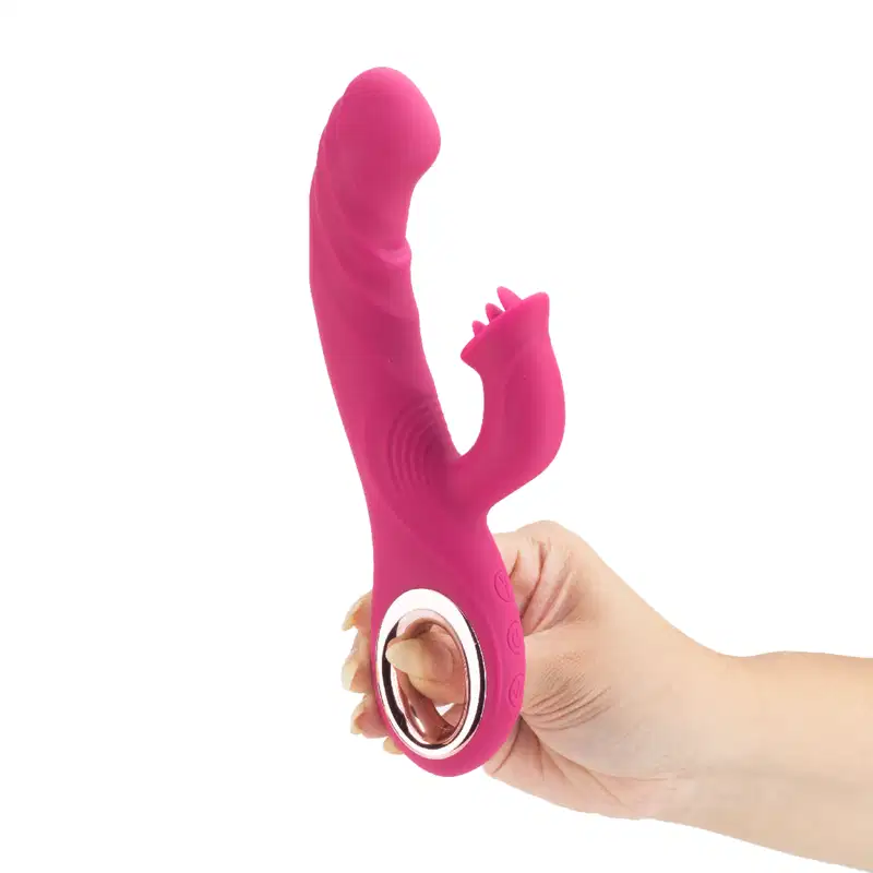 Vibrador Rabbit com Vibrações e Movimentos - 12,4 x 3,5 cm