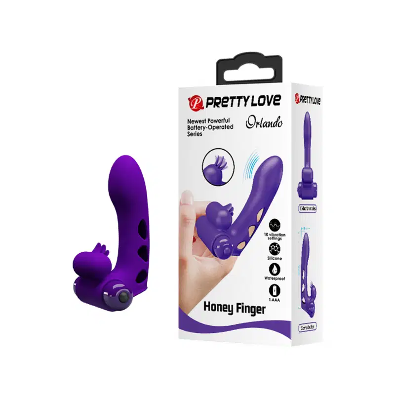 Dedeira com 10 Vibrações - Cor: Roxo | Pretty Love Orlando
