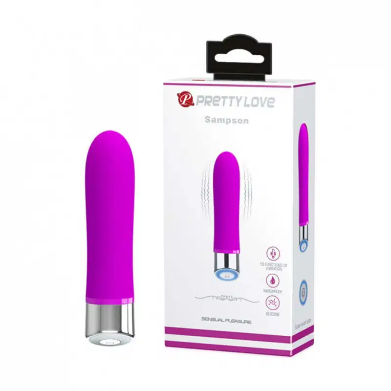 Vibrador Personal com 12 Vibrações - Roxo | Sampson