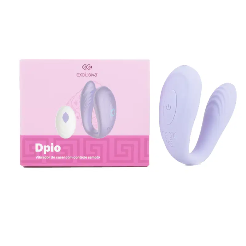 Vibrador de Casal com Controle Remoto - Exclusiva Dpio