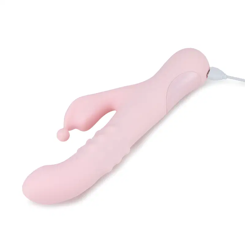 Vibrador Rabbit Silicone com 3 Funções - Exclusiva Marcela