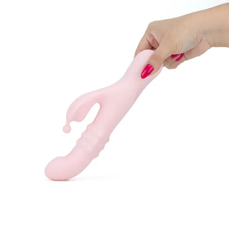 Vibrador Rabbit Silicone com 3 Funções - Exclusiva Marcela