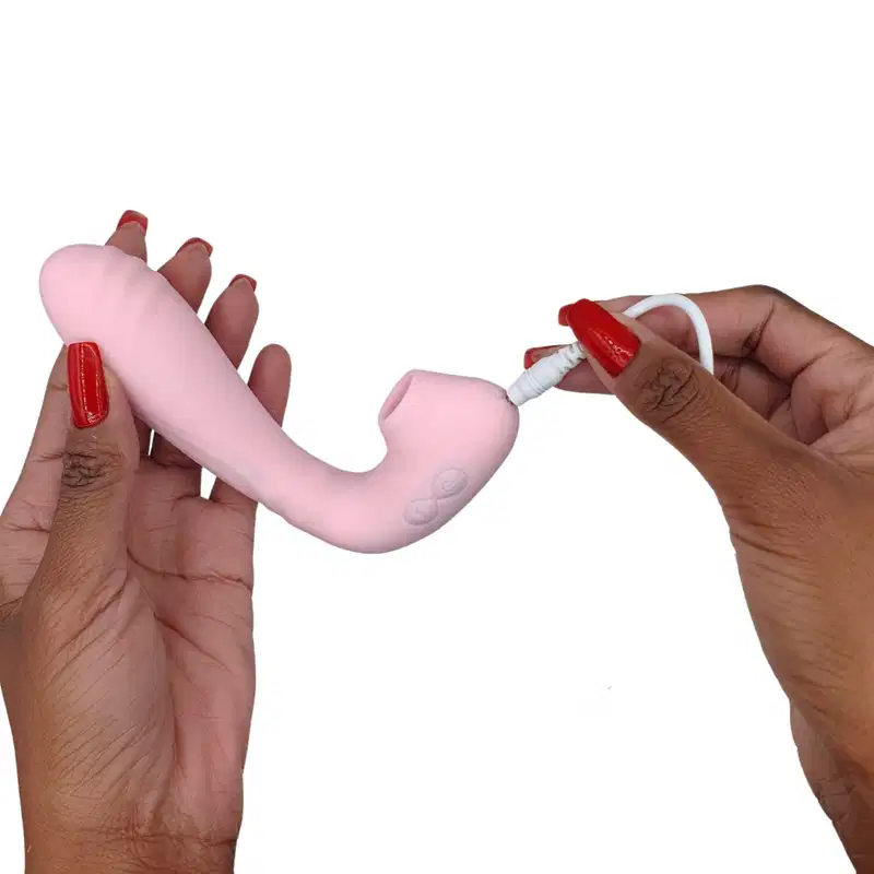 Vibrador Duplo com 10 Vibrações e Pulsações - Delight
