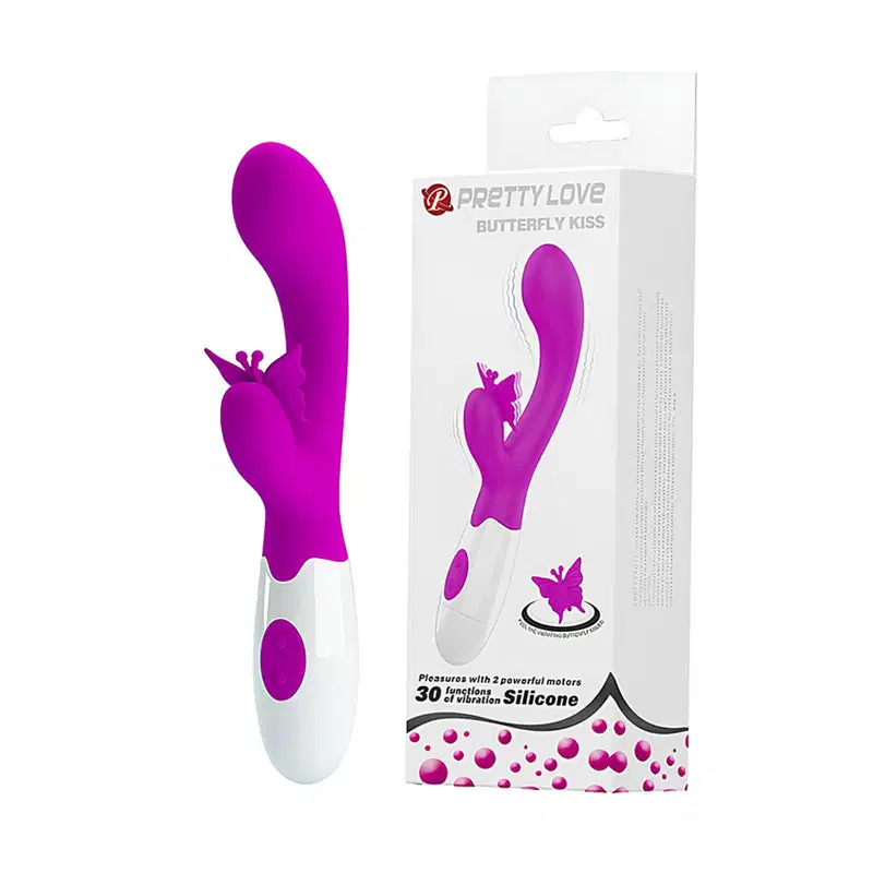 Vibrador Ponto G e Clitóris com 30 Vibrações |Butterfly Kiss