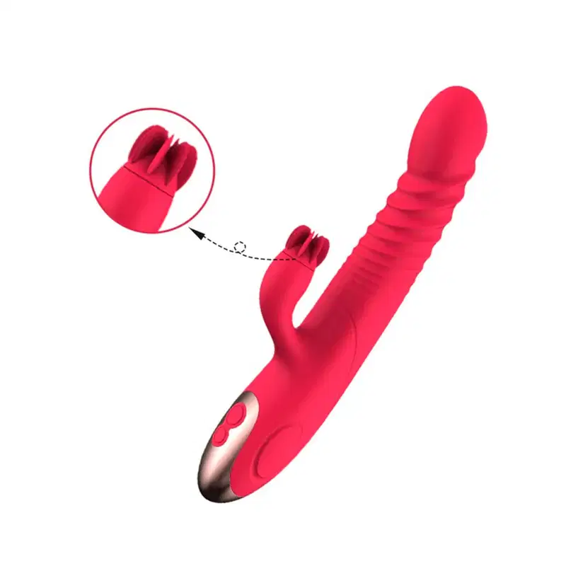Vibrador de Ponto G e Clítoris com 8 Vibrações | Libo Rabbit
