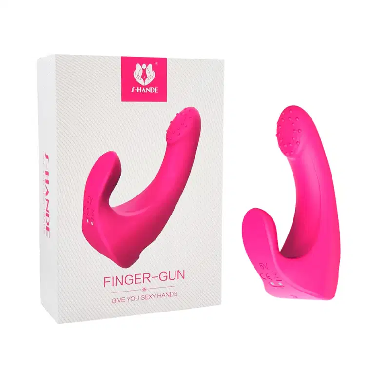 Dedeira de Ponto G e Clitóris com Vibro - Pink | S-hande