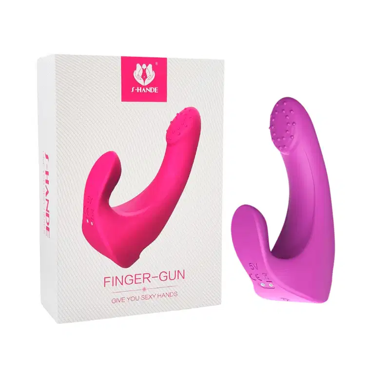 Dedeira de Ponto G e Clitóris com Vibro - Roxo| S-hande