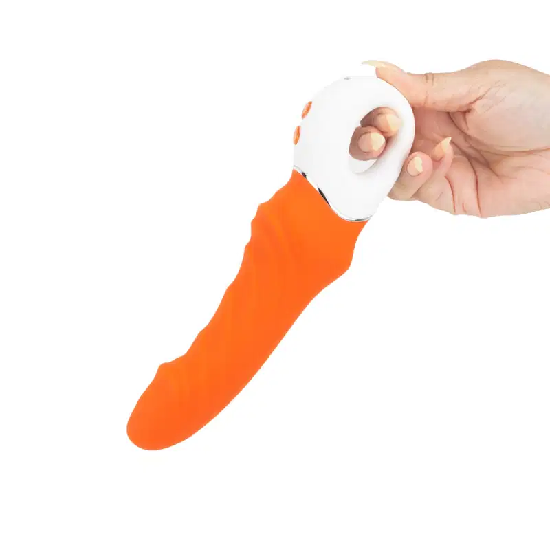 Vibrador de Ponto G com 9 Vibrações - Laranja | Tornado