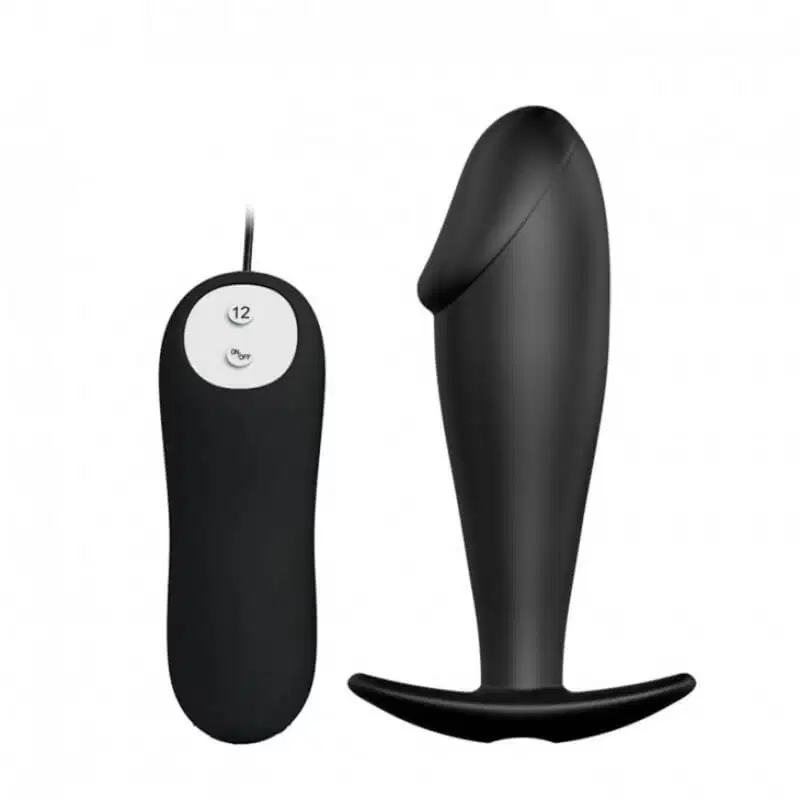 Plug Anal em Silicone Soft Touch Pretty Love - 9,5 x 3 cm