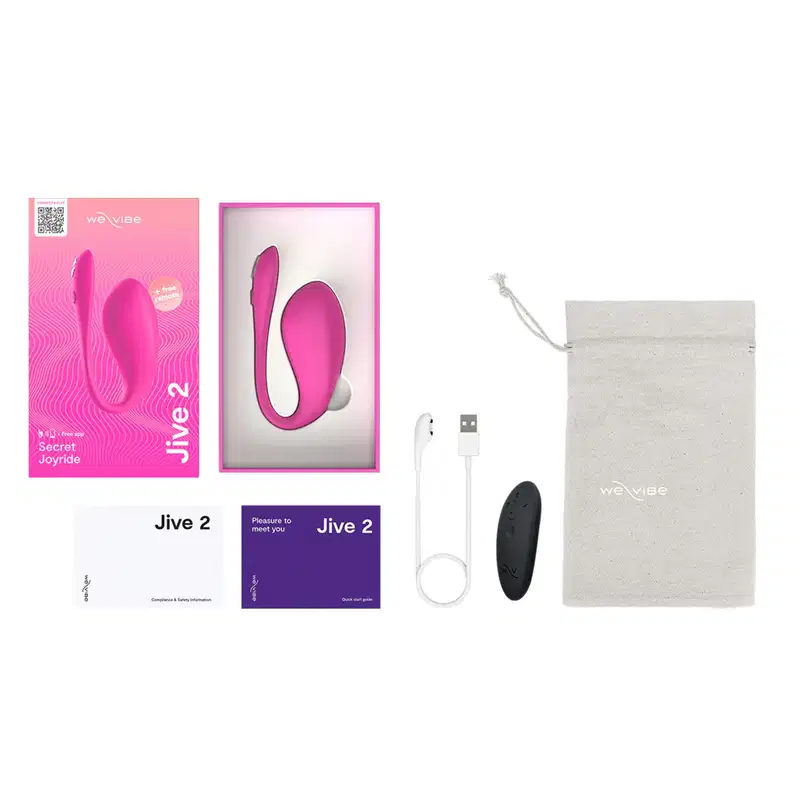 Vibrador de Ponto G Silicone com Aplicativo - We-Vibe Jive 2