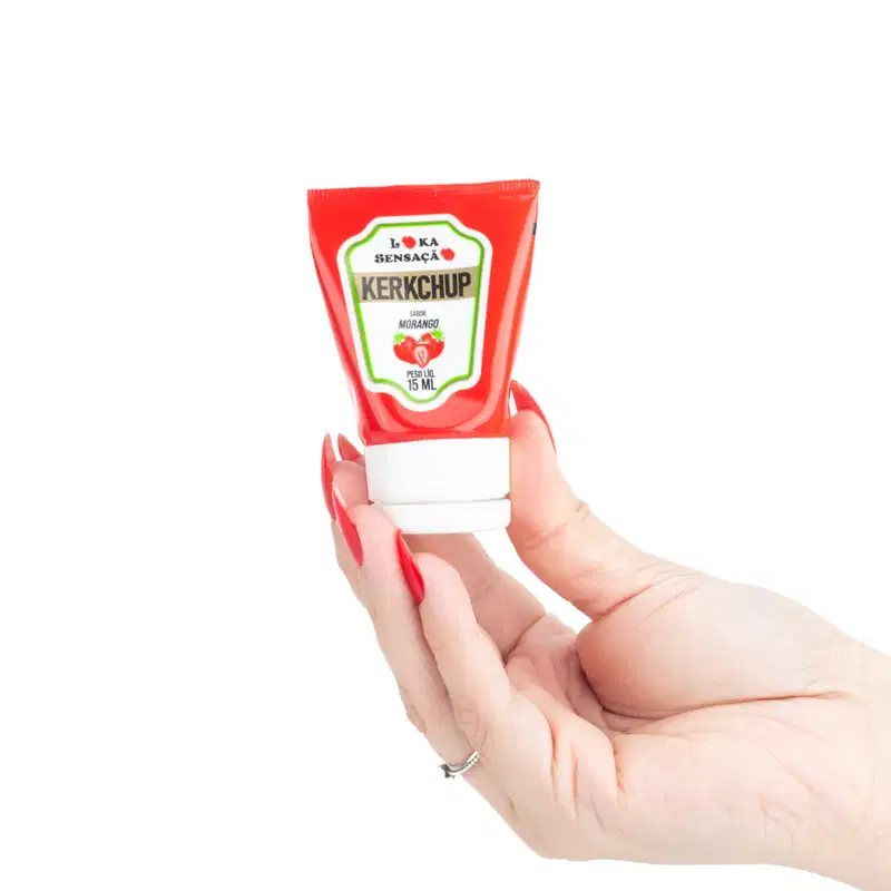 Bala Líquida em Gel Morango - 15 ml | Loka Sensação Kerkchup