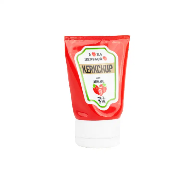Bala Líquida em Gel Morango - 15 ml | Loka Sensação Kerkchup