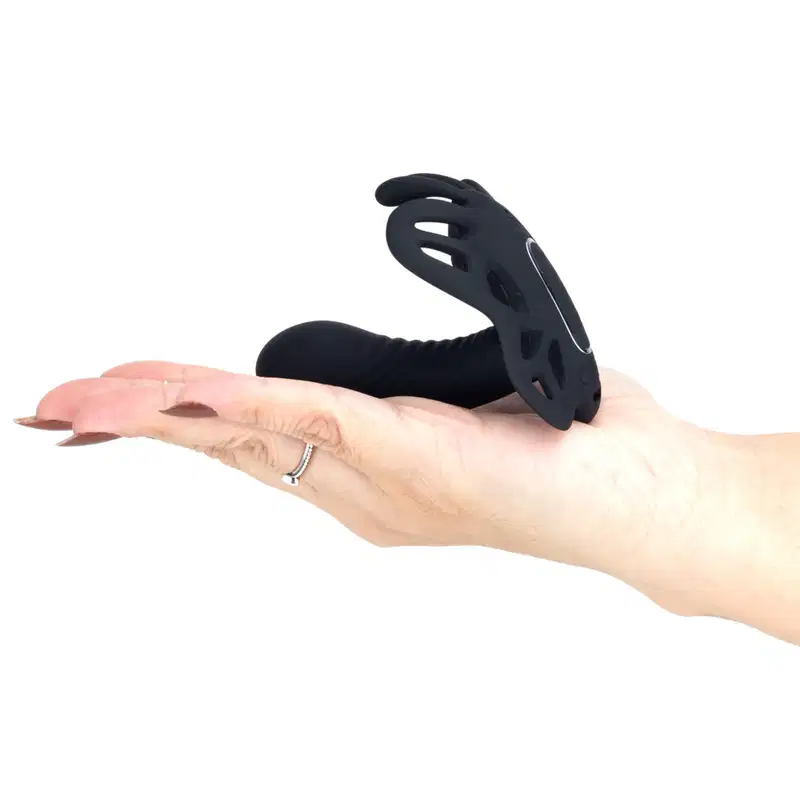 Estimulador Borboleta com Vibrações - Preto | Pretty Love
