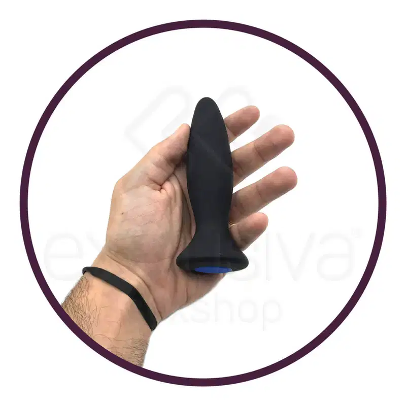 Plug Anal em Silicone com 12 Vibrações - Pretty Love Mr Play