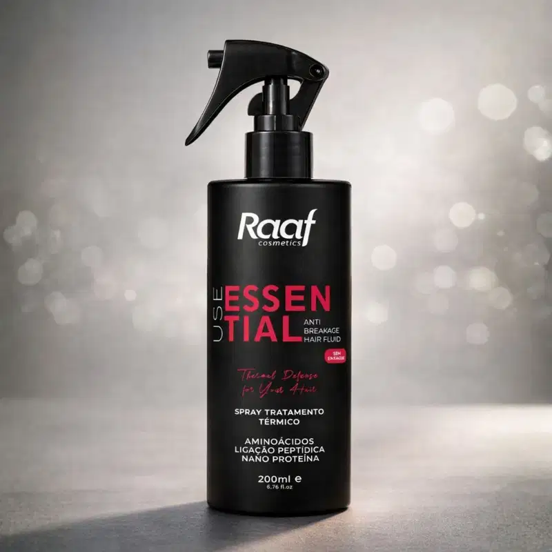Use Essential Fluido Reparador Proteção Térmica e Filtro UV Cabelos sem Frizz Day By Day Raaf Cosmetics - 200ml