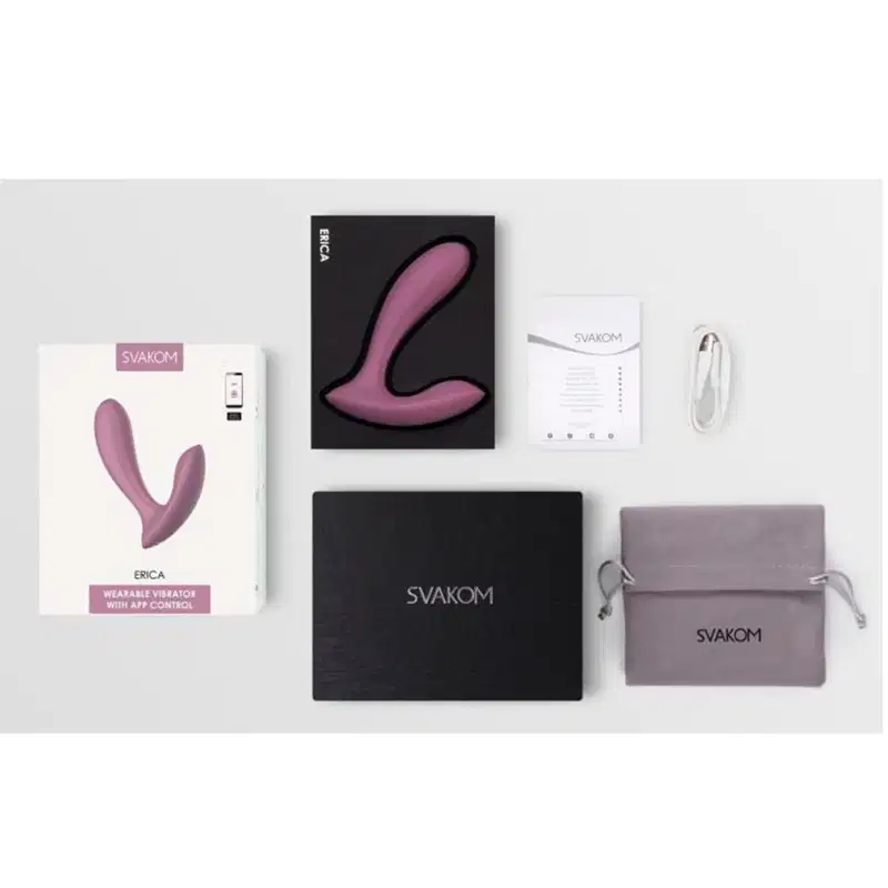 Vibrador de Ponto G e Clitóris com App - Svakom Erica