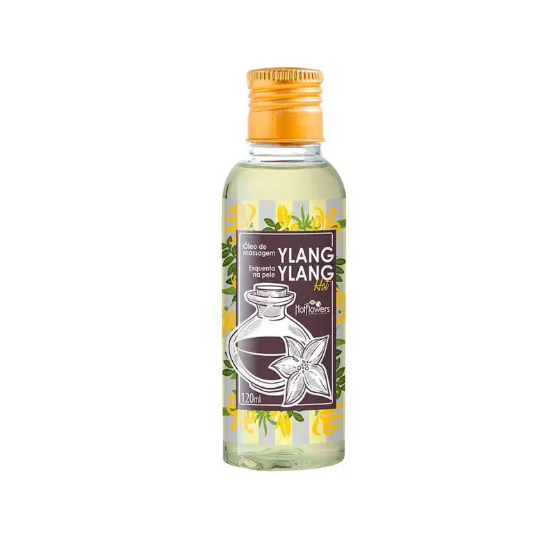 Óleo para Massagem Efeito Esquenta 120ml - Ylang Ylang Hot