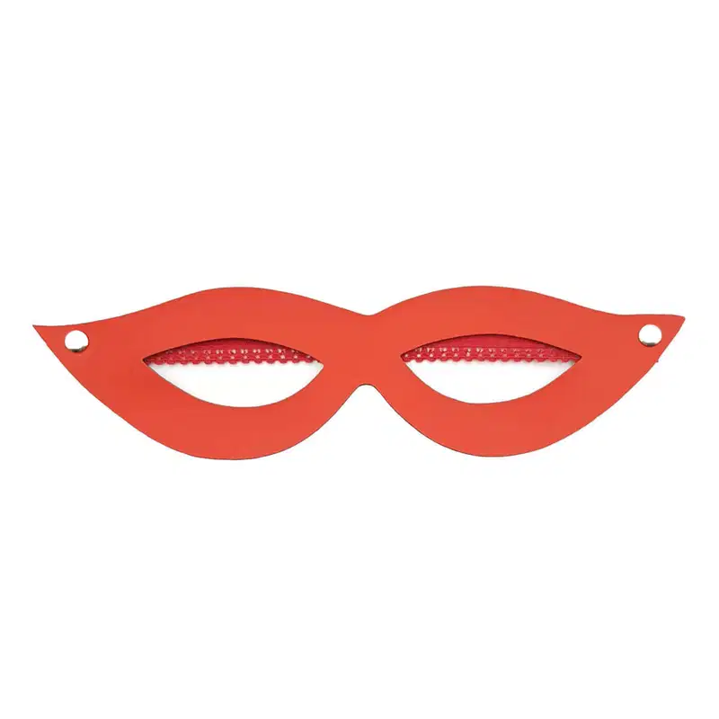 Máscara Tiazinha - Cor: Vermelho | Brasil Fetiche