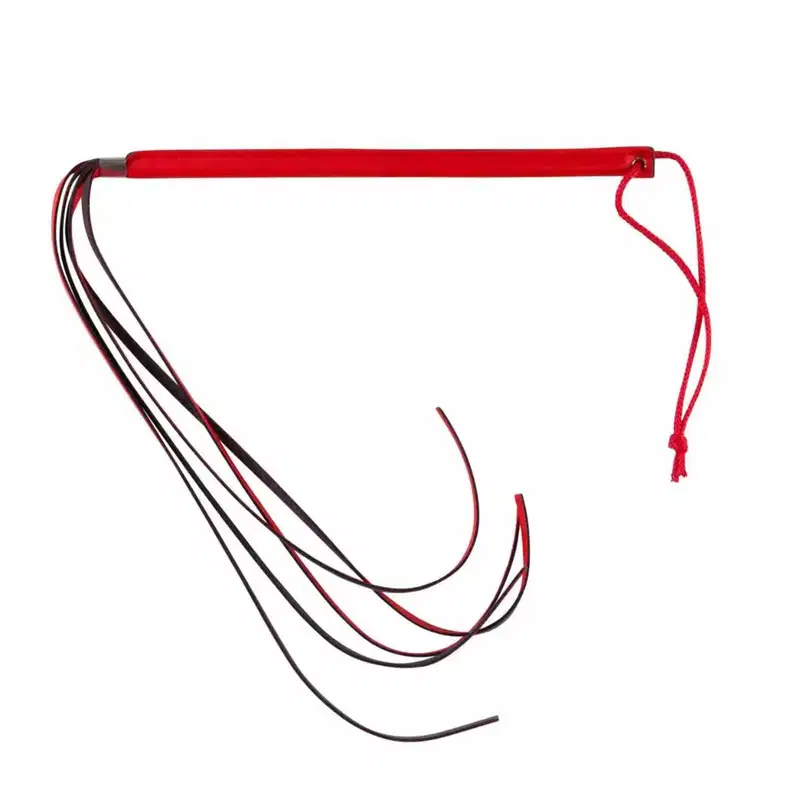 Chicote Fino com Alça - 58 cm | Vermelho | Brasil Fetiche