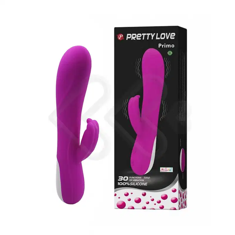 Vibrador de Ponto G e de Clítoris -Cor: Roxo| Pretty Love