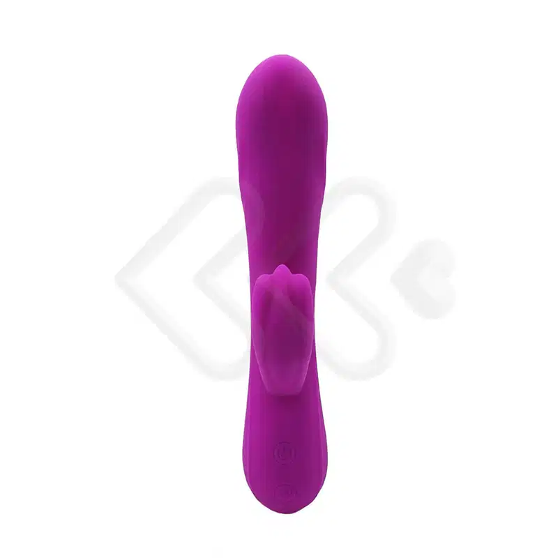 Vibrador de Ponto G e de Clítoris -Cor: Roxo| Pretty Love