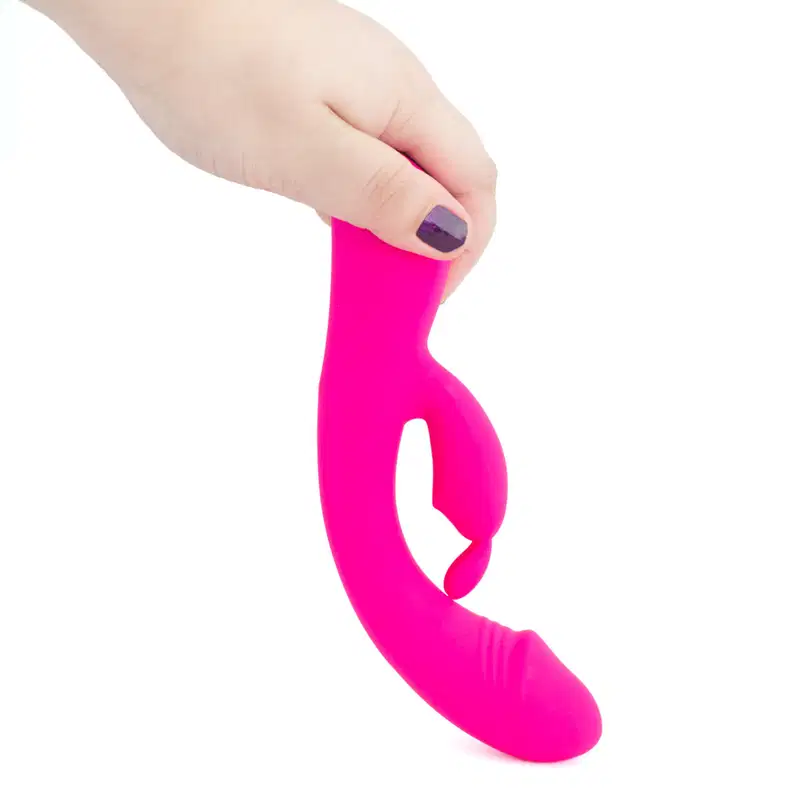 Vibrador Rabbit com Glande e 9 Vibrações - Pink | S-Hande