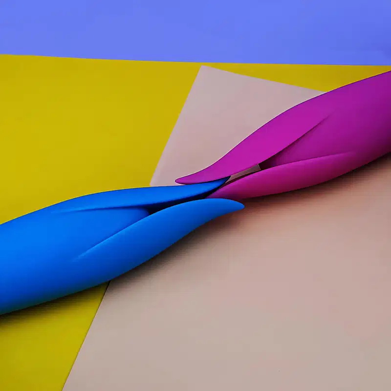 Vibrador com Ponta Bifurcada - Pink | Hidden Sweetie