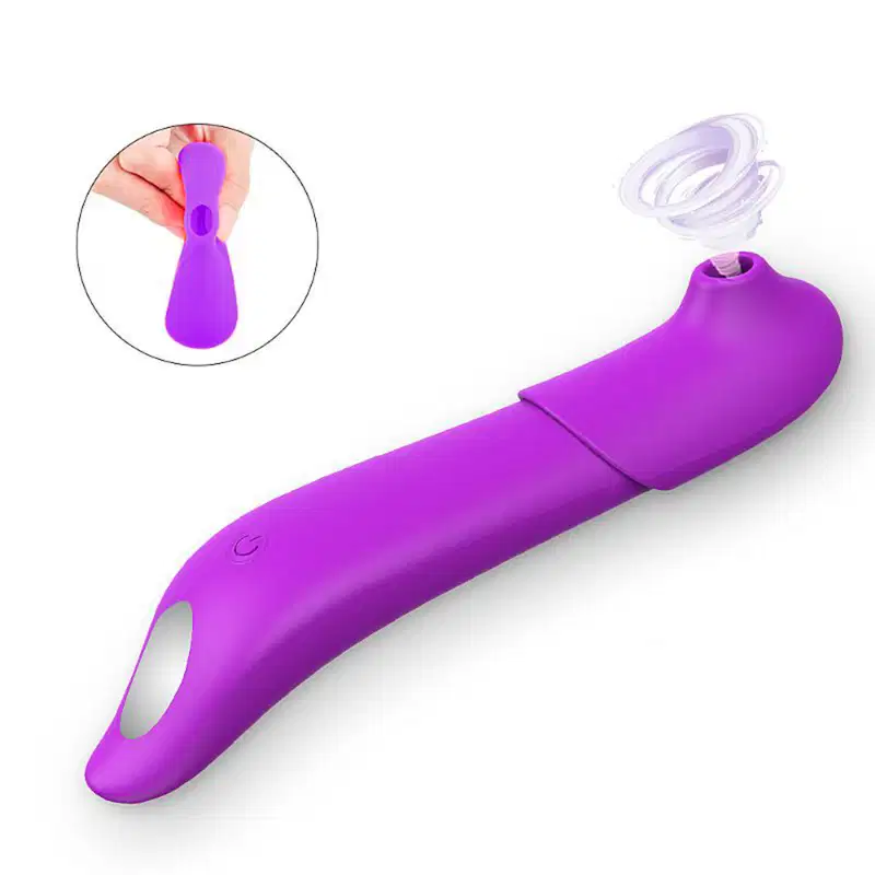 Vibrador com 9 Vibrações e Capa - Roxo | S-Hande Youmis
