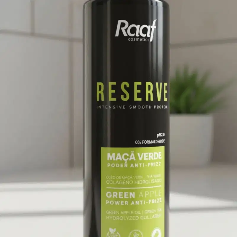 Selante Capilar Orgânico Progressiva Reserve Green Apple Raaf Cosmetics - 300ml