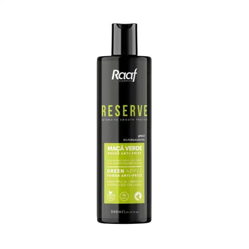 Selante Capilar Orgânico Progressiva Reserve Green Apple Raaf Cosmetics - 300ml
