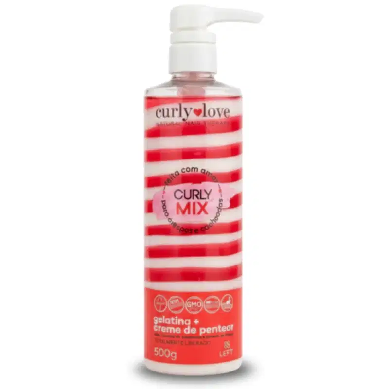 Curly Mix Gelatina + Creme de Pentear 500g - Curly Love