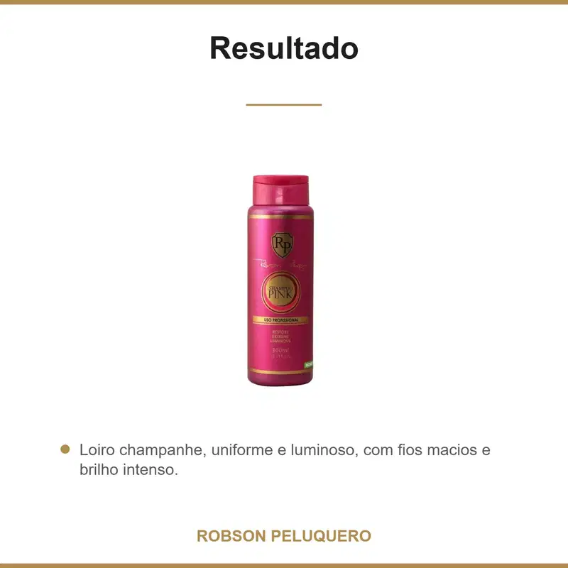 Shampoo Pink 300ml Robson Peluquero