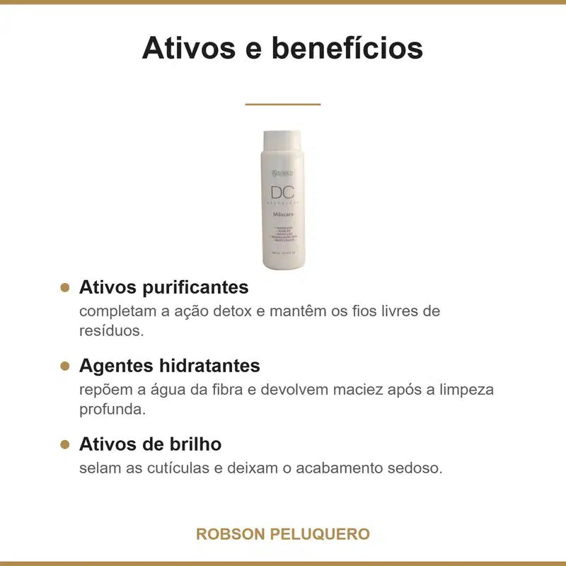 Mascara Deep Clean 300ml Detox Robson Peluquero