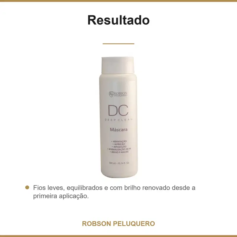 Mascara Deep Clean 300ml Detox Robson Peluquero