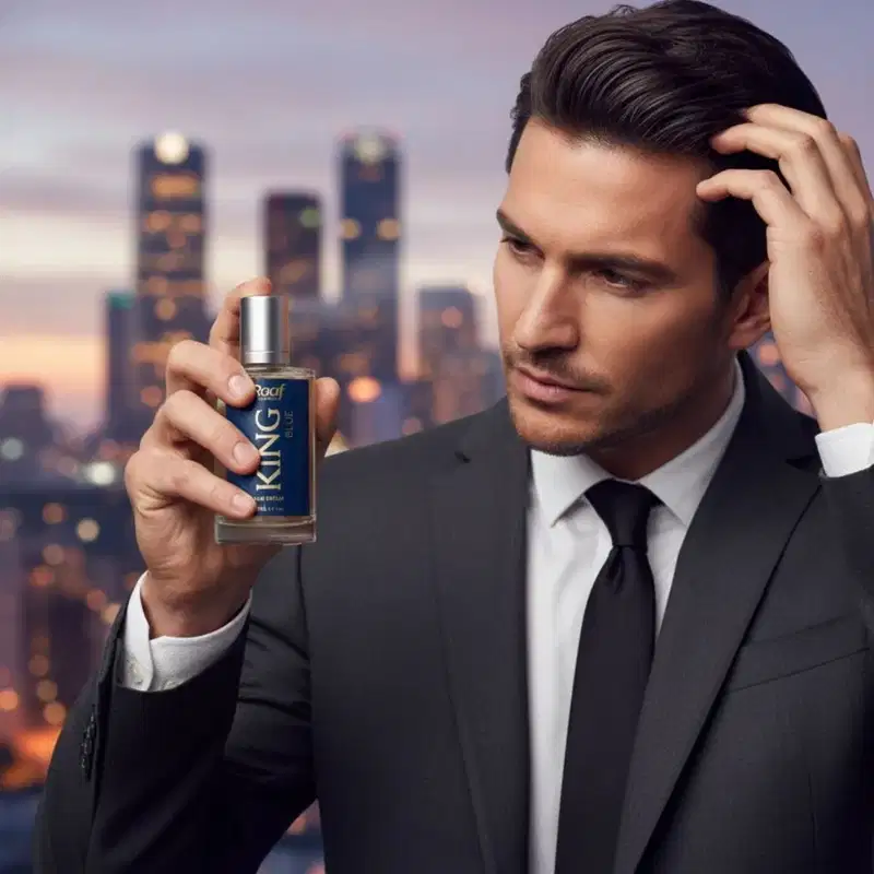 Perfume Masculino King Blue Raaf Cosmetics Fragrância Importada - 30ml