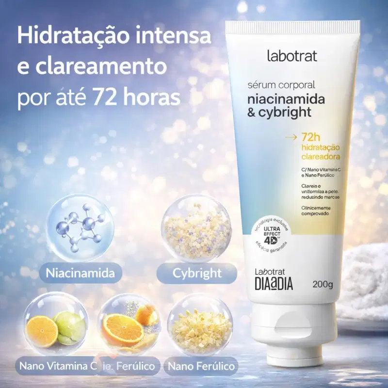 Sérum Corporal Niacinamida & Cybright 200g - Labotrat