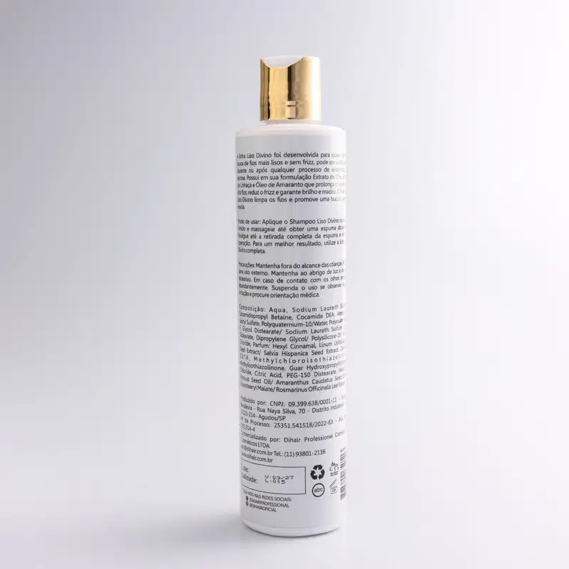 SHAMPOO LISO DIVINO 300ml - DIHAIR