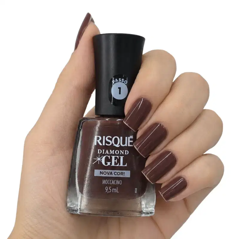Risque Diamond Gel Esmalte Mocaccino 9,5ml